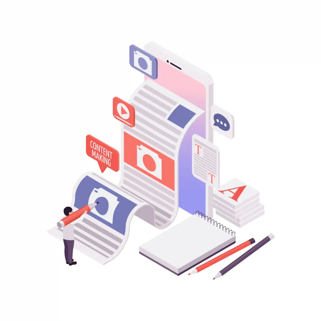 content marketing illustration
